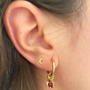 Vila - Cherry Hoop Earrings